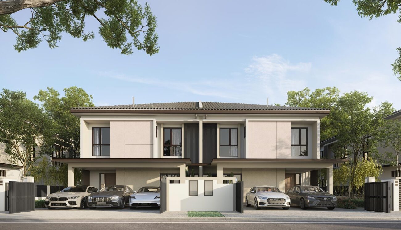Estuari Greens Type B semi-detached home, artist's impression