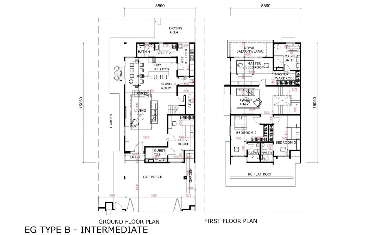 Estuari Greens Type B floor plan