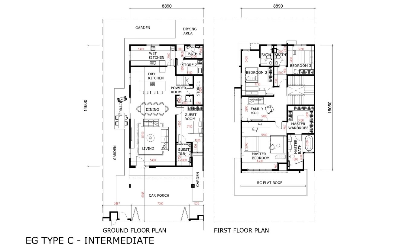 Estuari Greens Type C floor plan