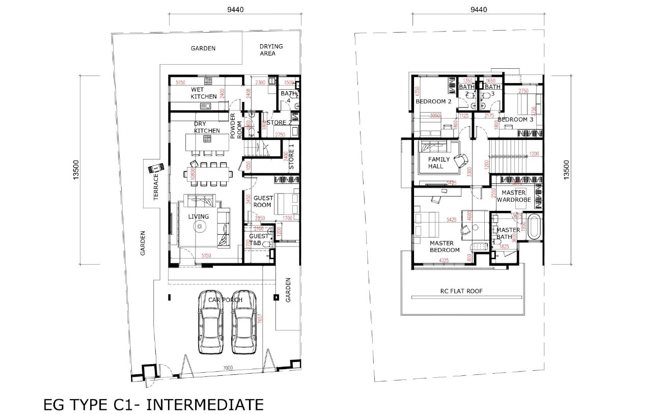 Estuari Greens Type C1 floor plan