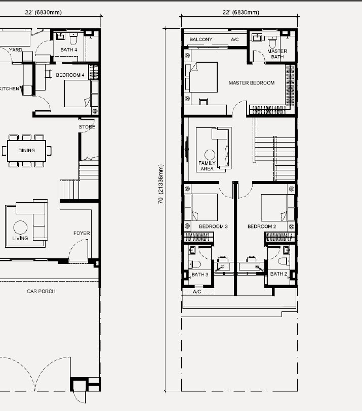 Estuari Parkhomes Type A2 floor plan