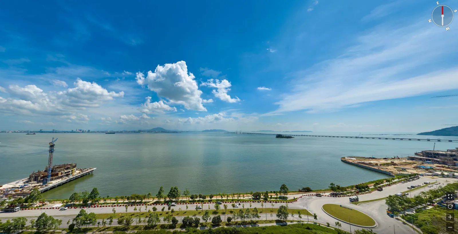Keeperz Suites, Gelugor: real view from about 200 ft towards the Penang Bridge