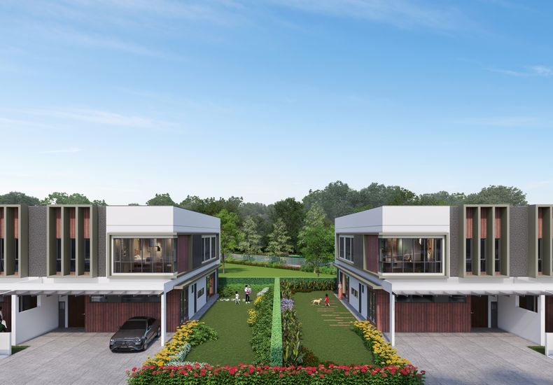 Kew Green Birch two-storey semi-detached house render