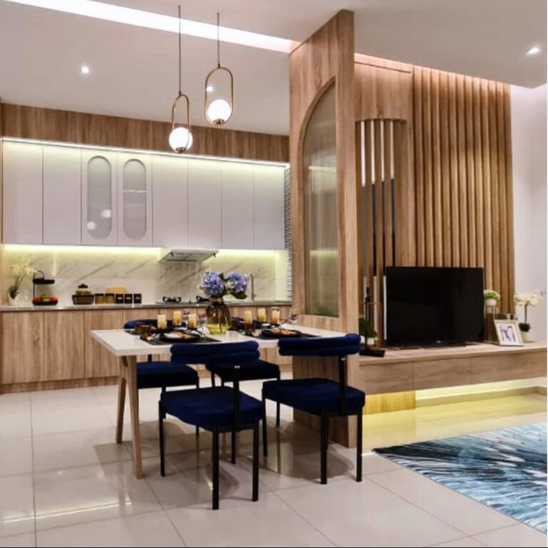 KSL Ceros Residences show unit living and dining area