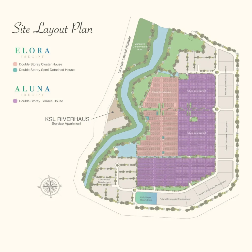 Riveria Garden township master plan, Iskandar Puteri