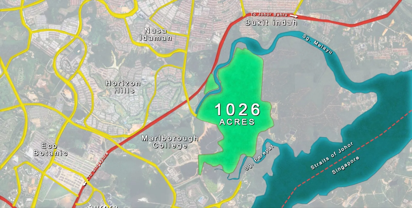 Riveria Garden first parcel plan with Riverhaus and Riverpoint