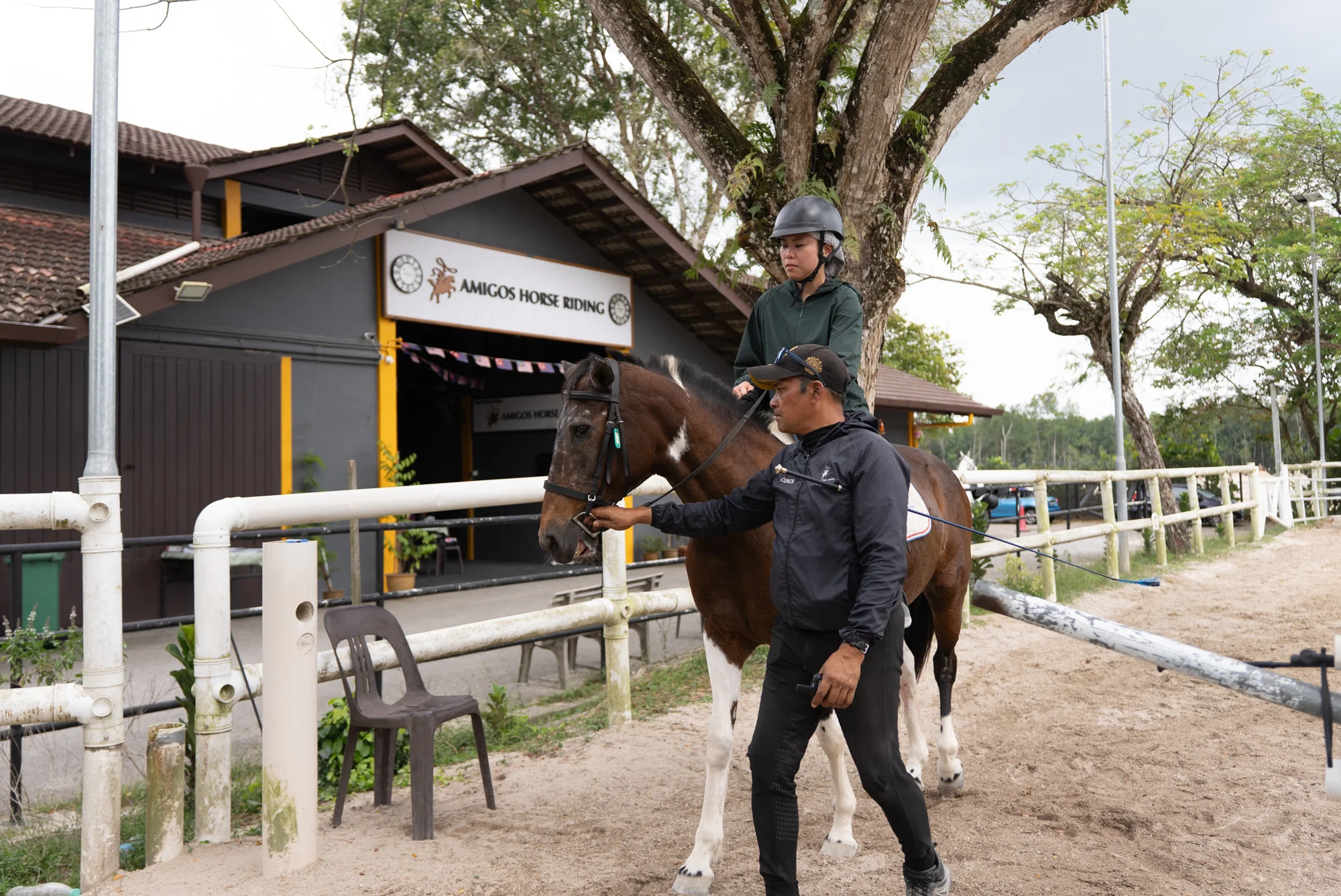 Stables and horse riding at Leisure Farm, Gelang Patah