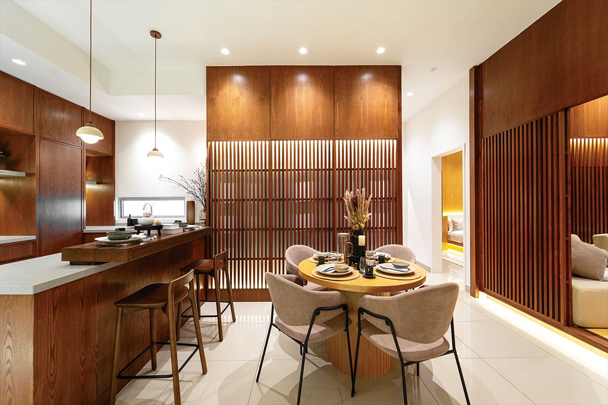 M Minori show unit kitchen and dining