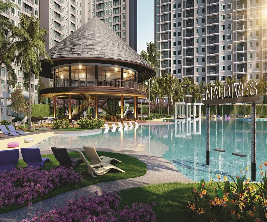 Maldives Residences, Bayan Lepas: the development (artist's impression)