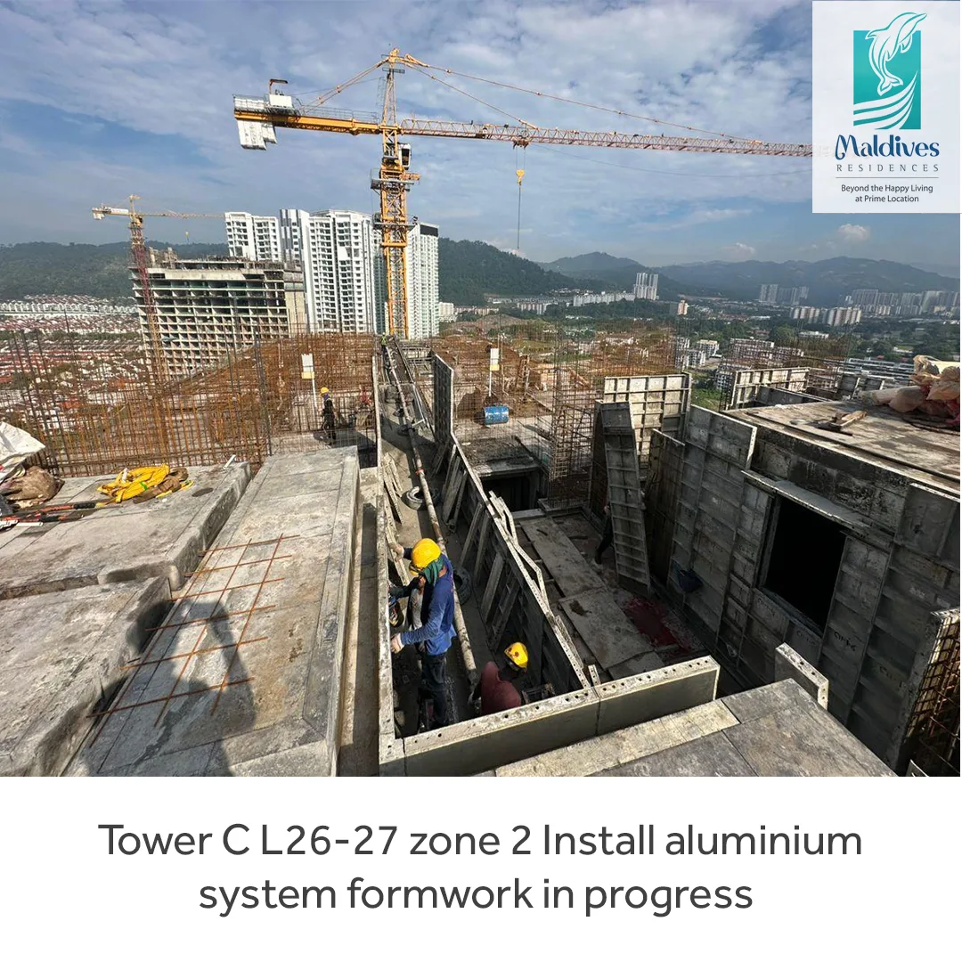 Maldives Residences, Bayan Lepas: construction progress