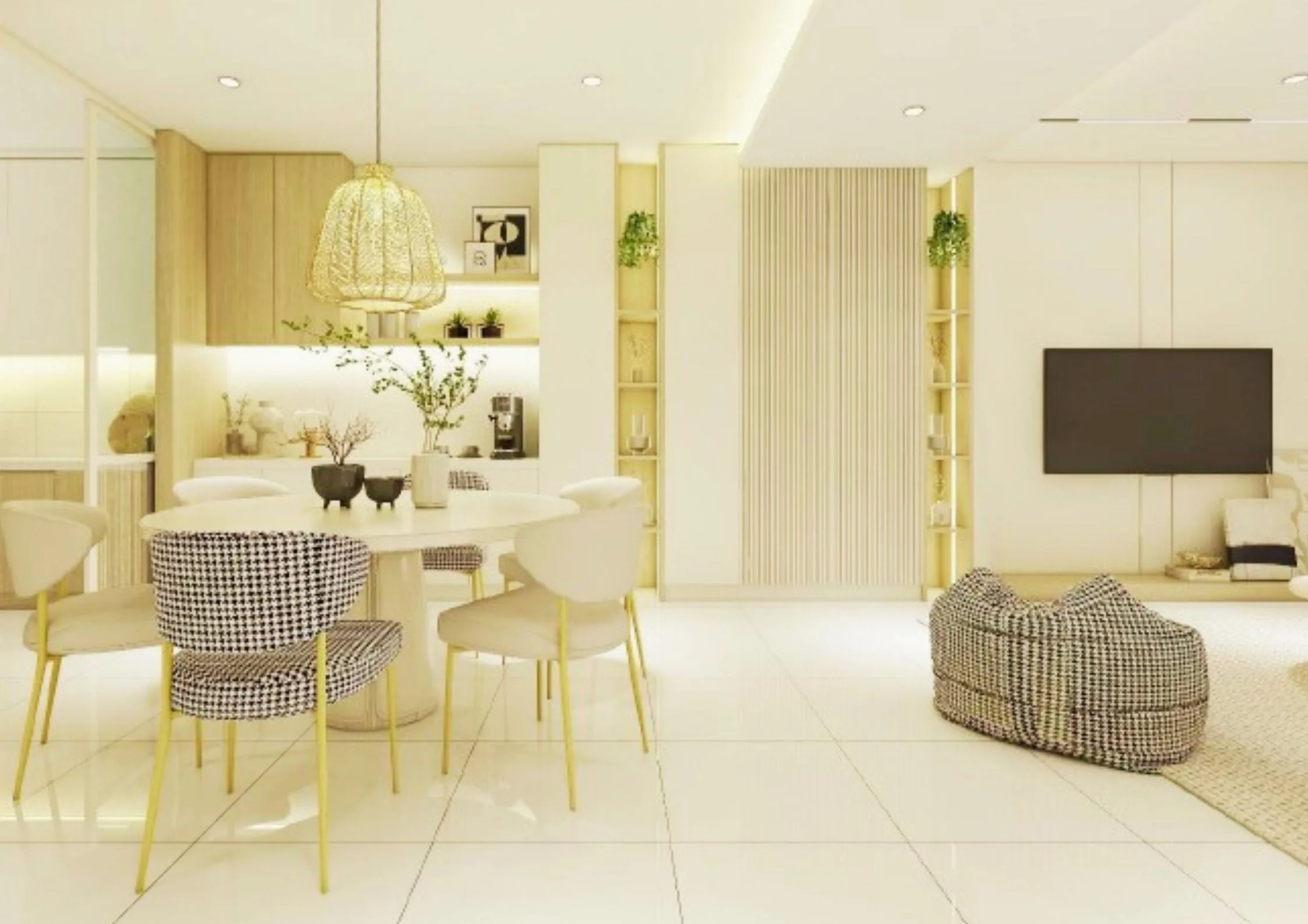 Meadow Heights dining area, artist impression