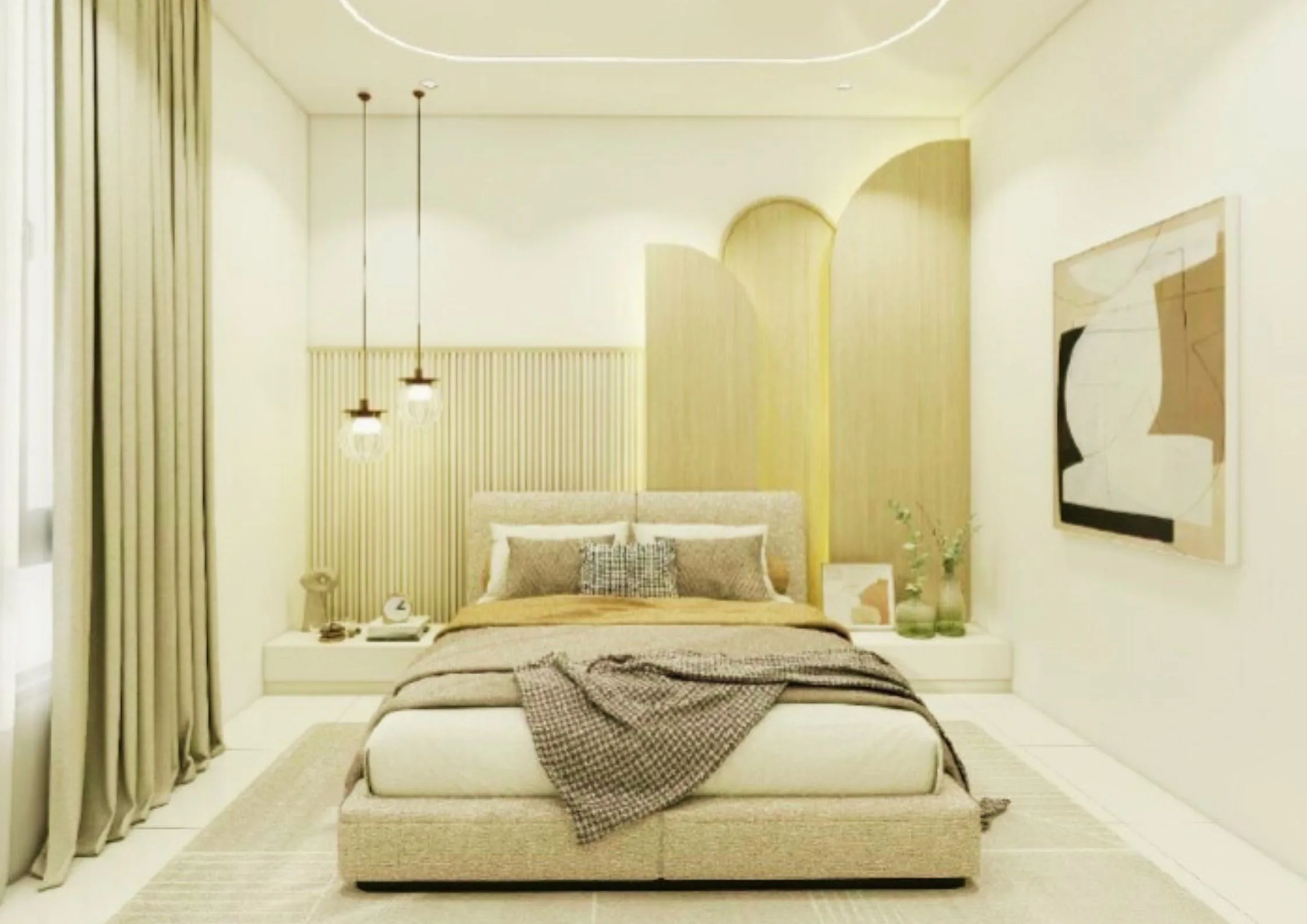 Meadow Heights bedroom, artist impression