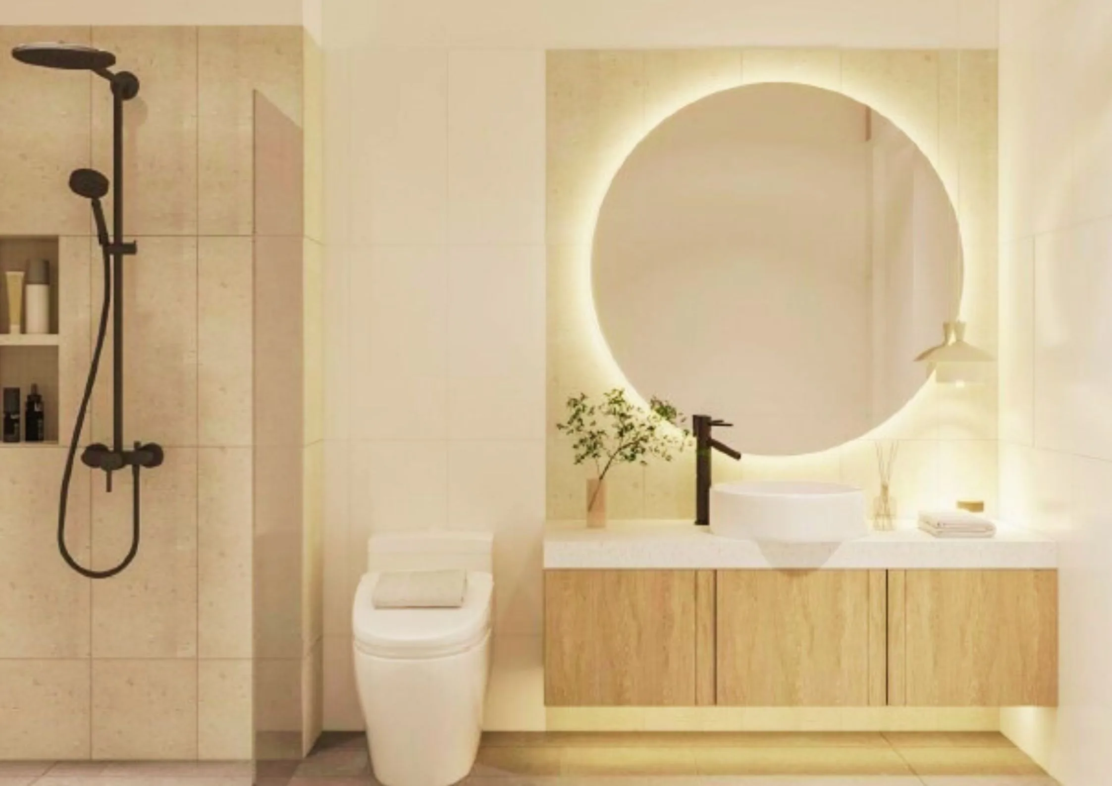 Meadow Heights bathroom, artist impression