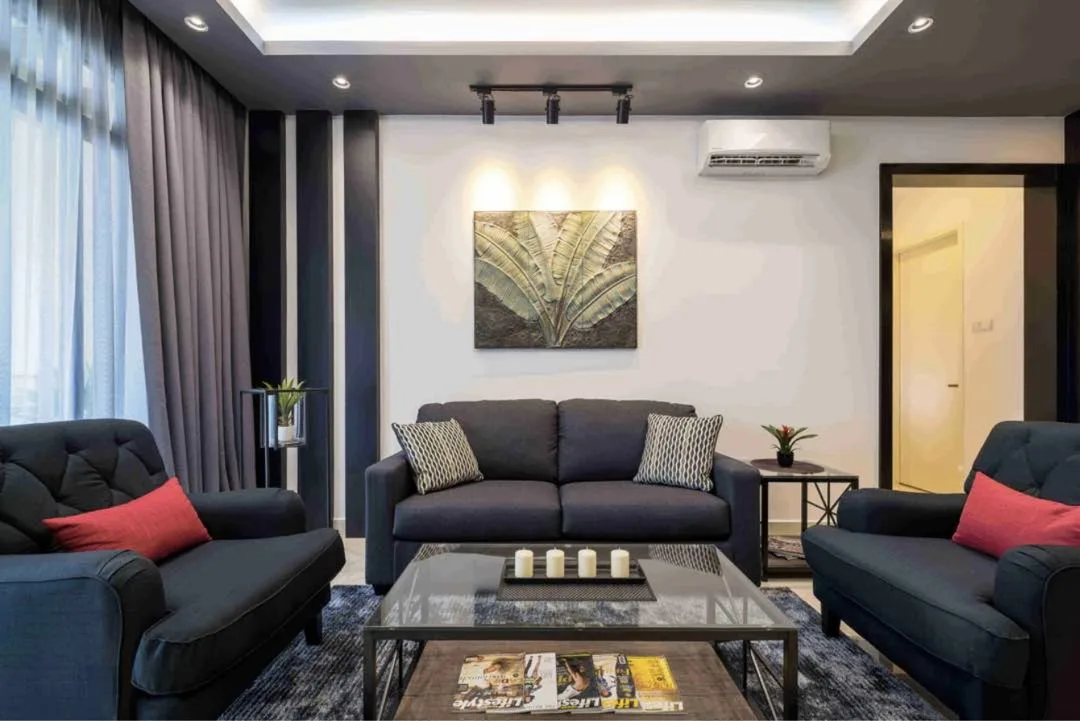 Mont Residence, Mount Erskine: furnished living room