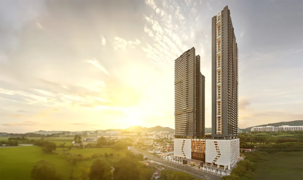 Muze @ PICC, Bayan Lepas: the residential towers at Penang International Commercial City (artist's impression)
