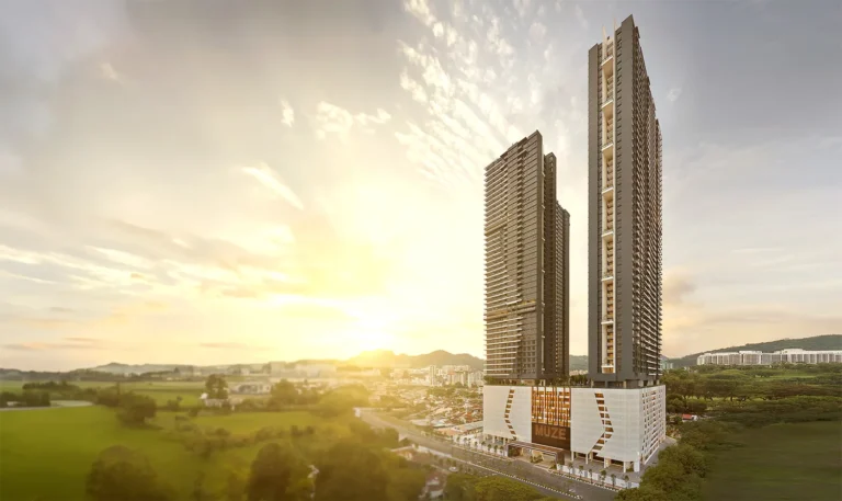 Muze @ PICC, Bayan Lepas: the residential towers at Penang International Commercial City (artist's impression)