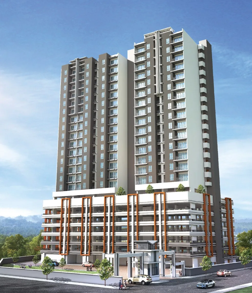 One City Height, Juru: artist's impression of the 23-storey apartment block