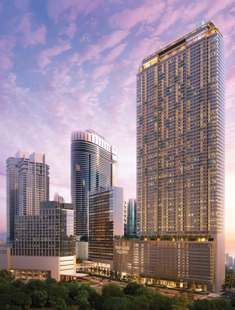 Pavilion Square residences tower in Bukit Bintang, Kuala Lumpur (artist's impression)