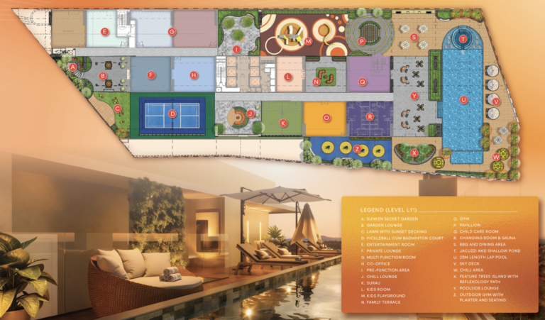 Pine Legacy Level 11 facilities plan