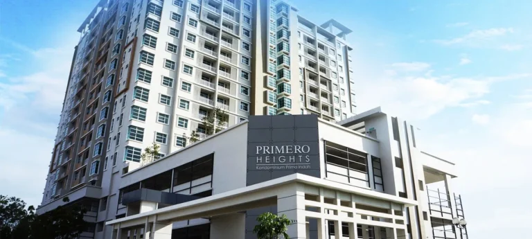 Primero Heights, Seberang Jaya: the completed tower and podium