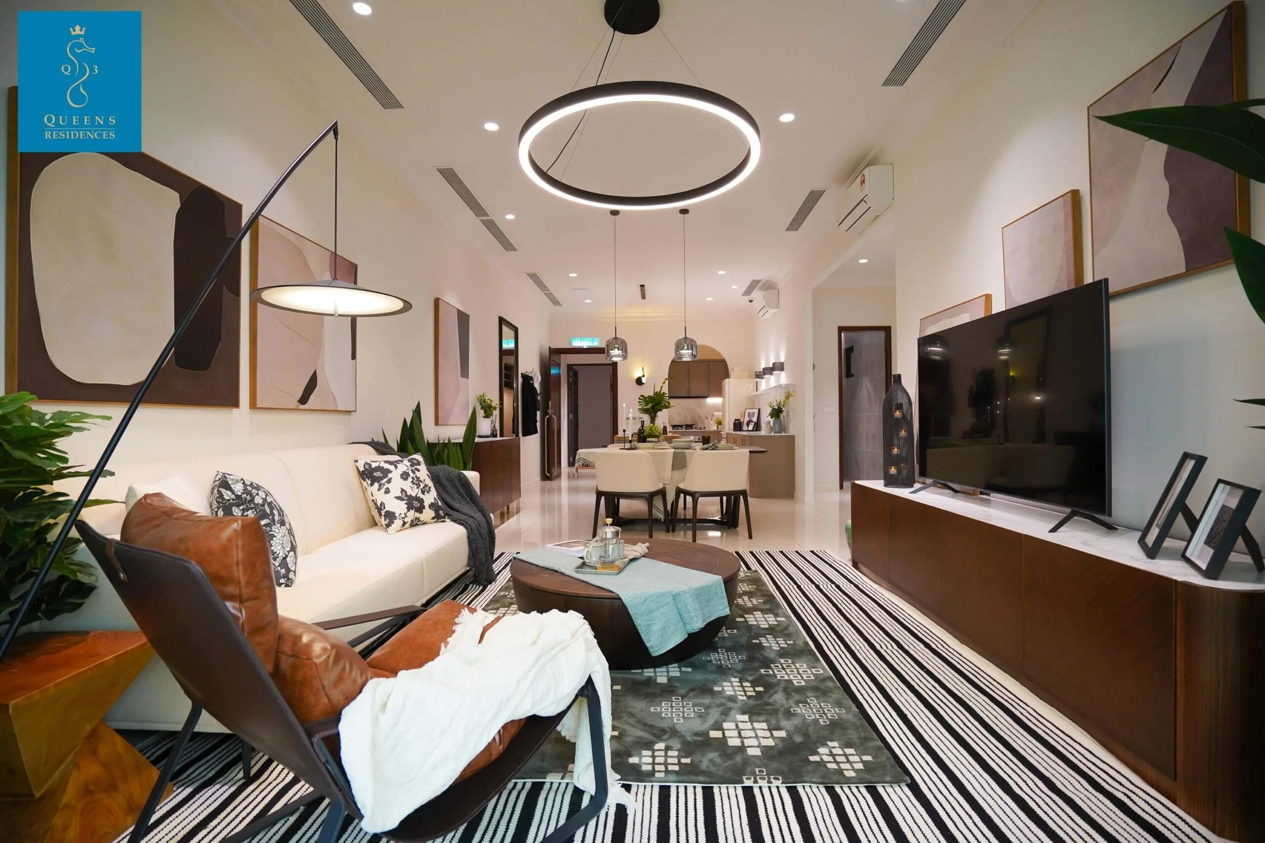 Queens Residences Q3, Queens Waterfront, Bayan Lepas: unit interior (artist's impression)