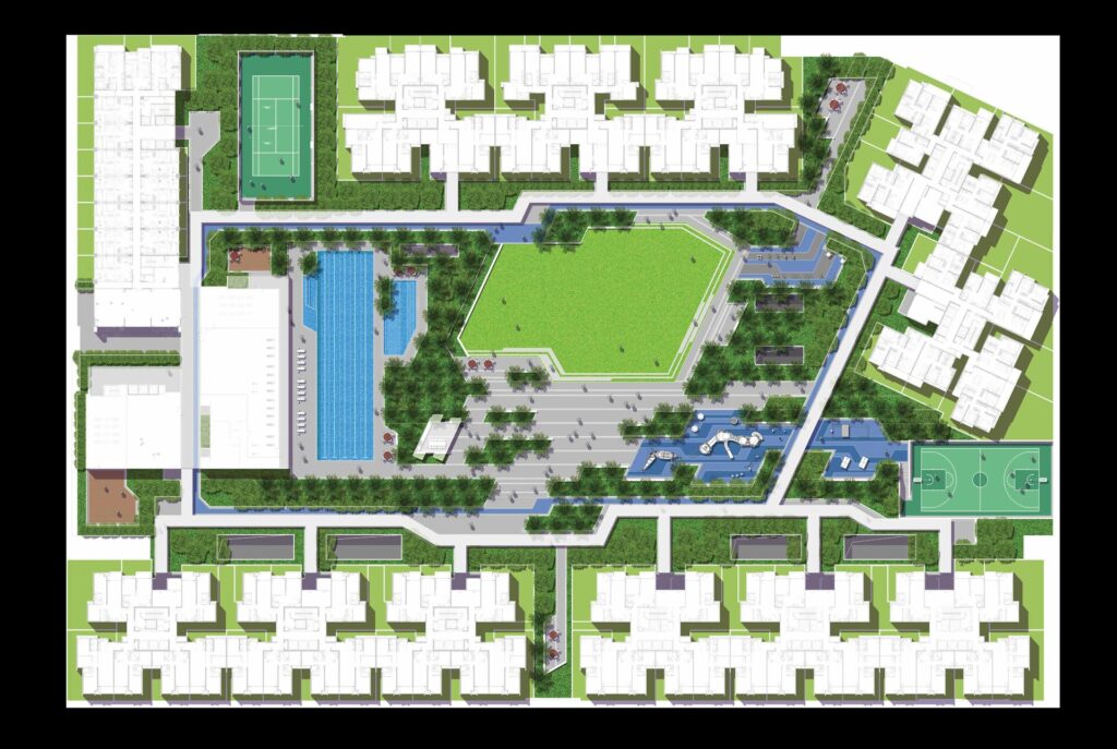 R&F Princess Cove Phase 3 site plan with facility locations