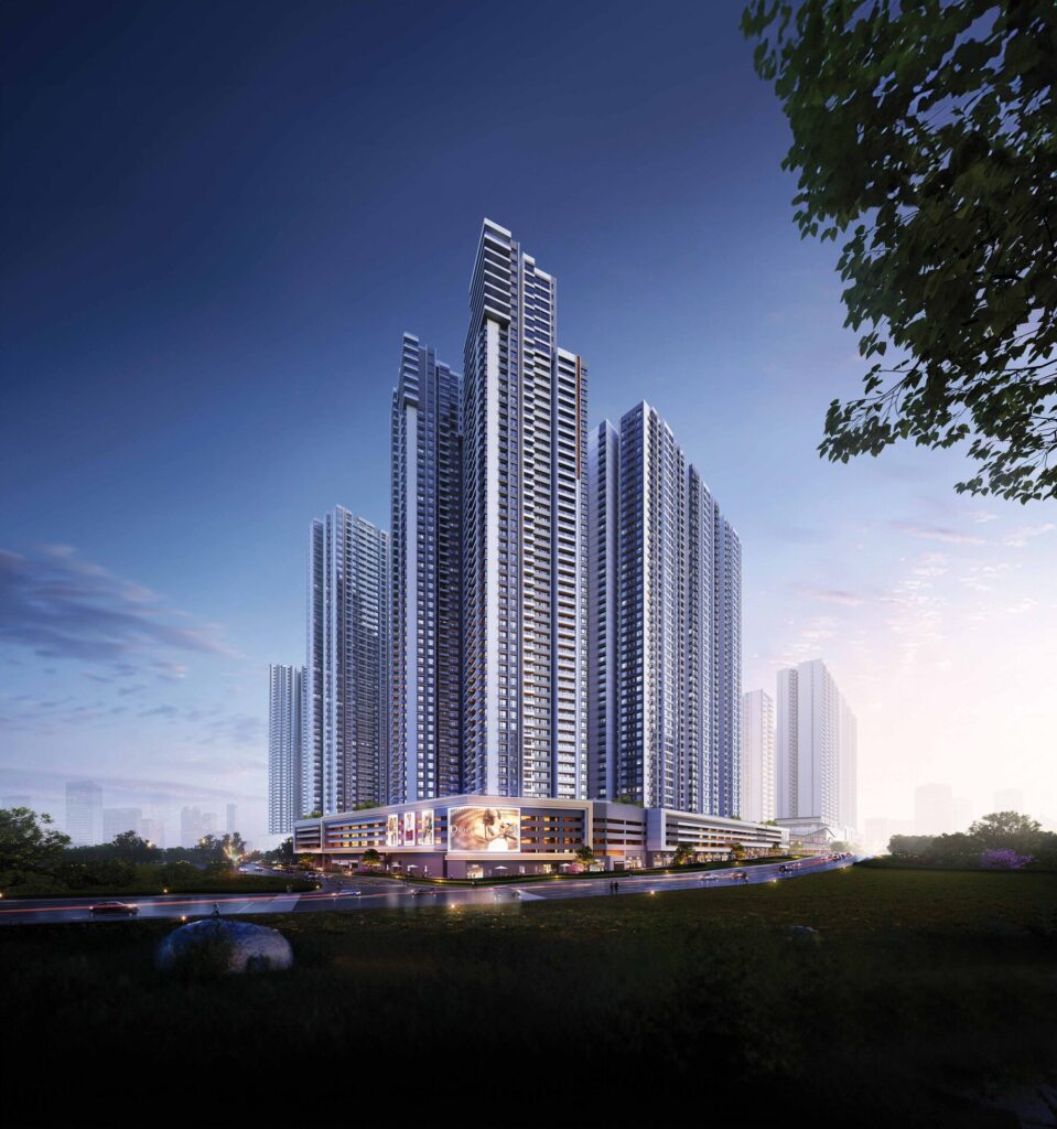 R&F Princess Cove Phase 3 (New Casa Suites) towers, artist's impression