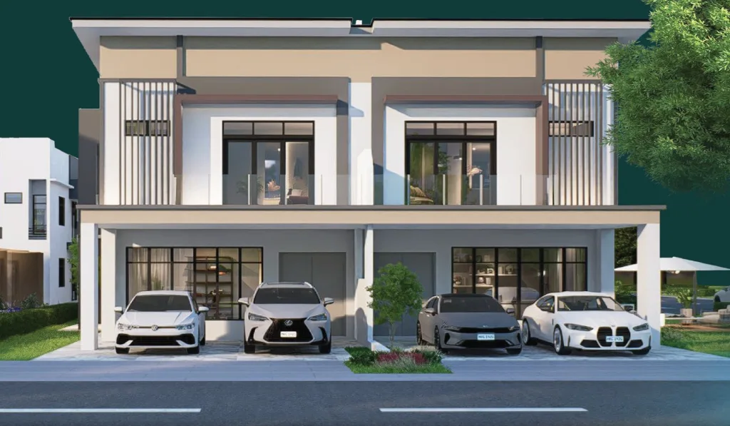 Riveria Garden Elora double-storey semi-detached house elevation