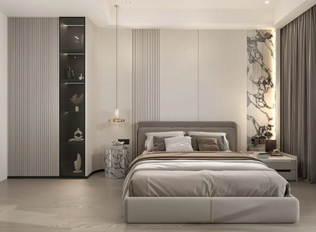 SA Terraces, Simpang Ampat: master bedroom, interior impression