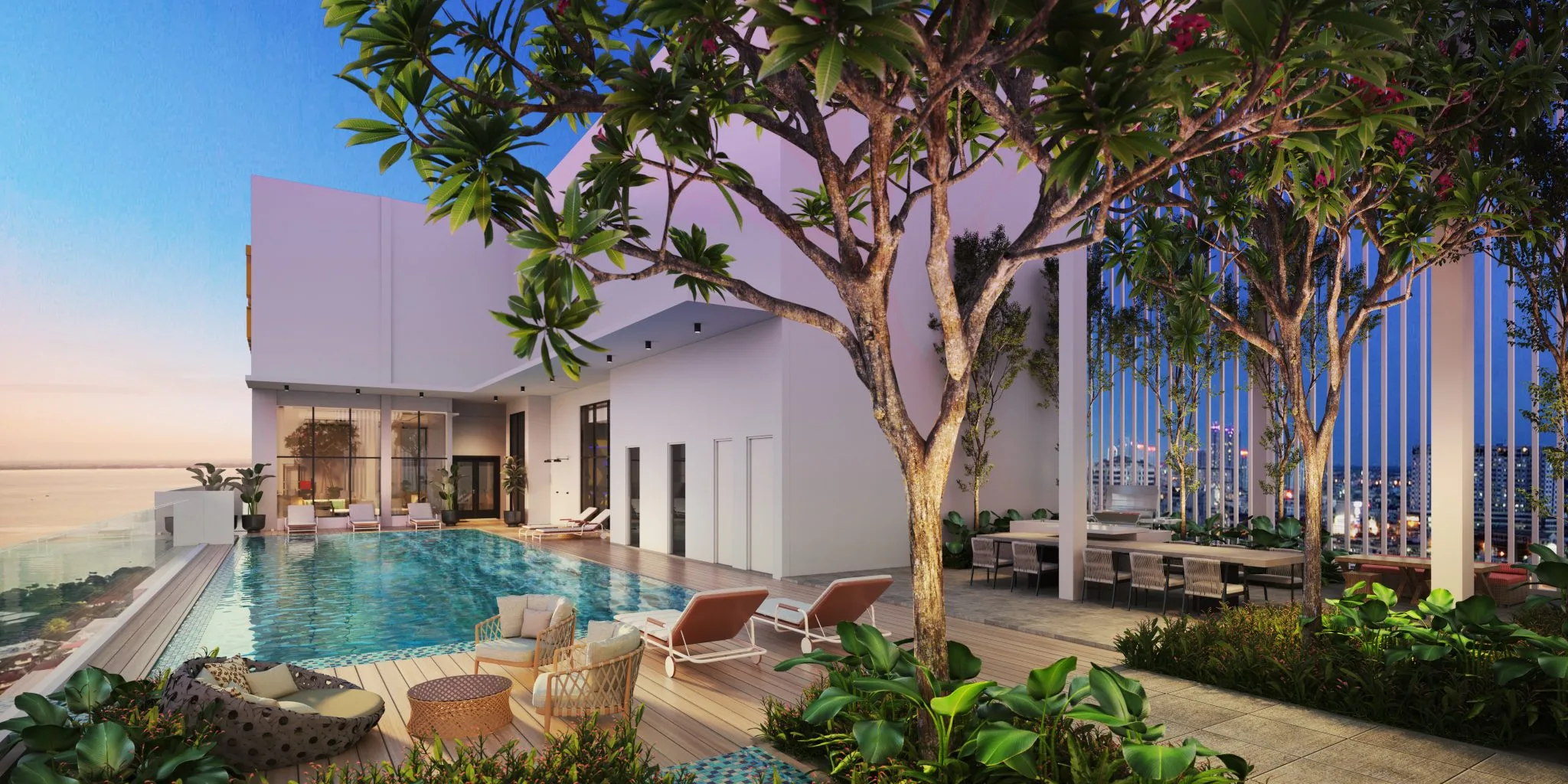 Scott @ Logan, George Town: swimming pool deck, artist's impression