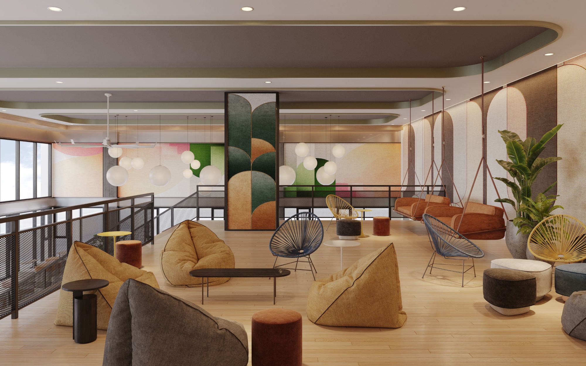 Seiras Residences, Batu Kawan: co-working space, artist's impression