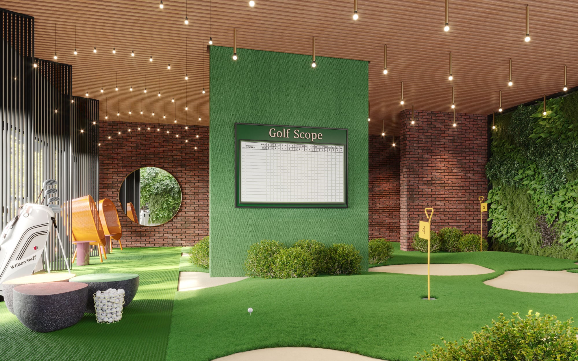 Seiras Residences, Batu Kawan: putting green, artist's impression