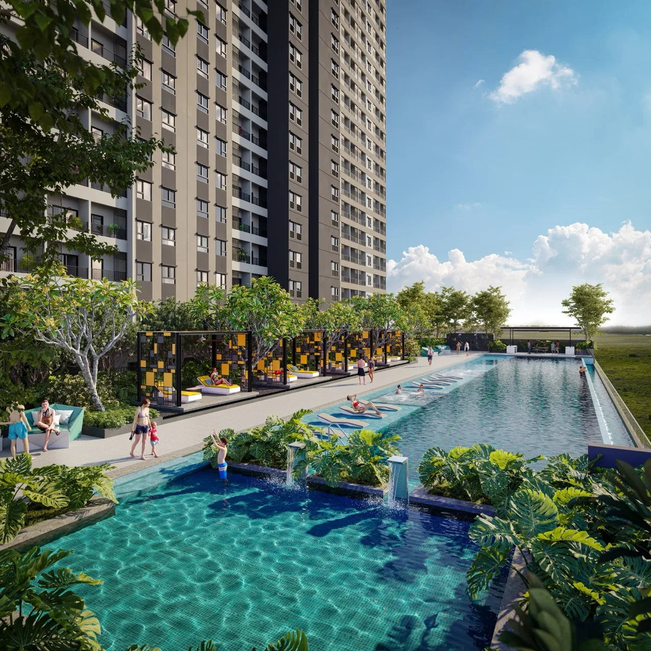 Seiras Residences, Batu Kawan: swimming pool, artist's impression