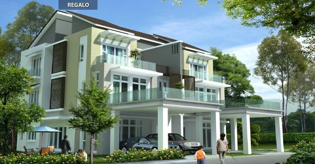 Sentrino, Bukit Mertajam: Regalo 3-storey semi-detached house, exterior