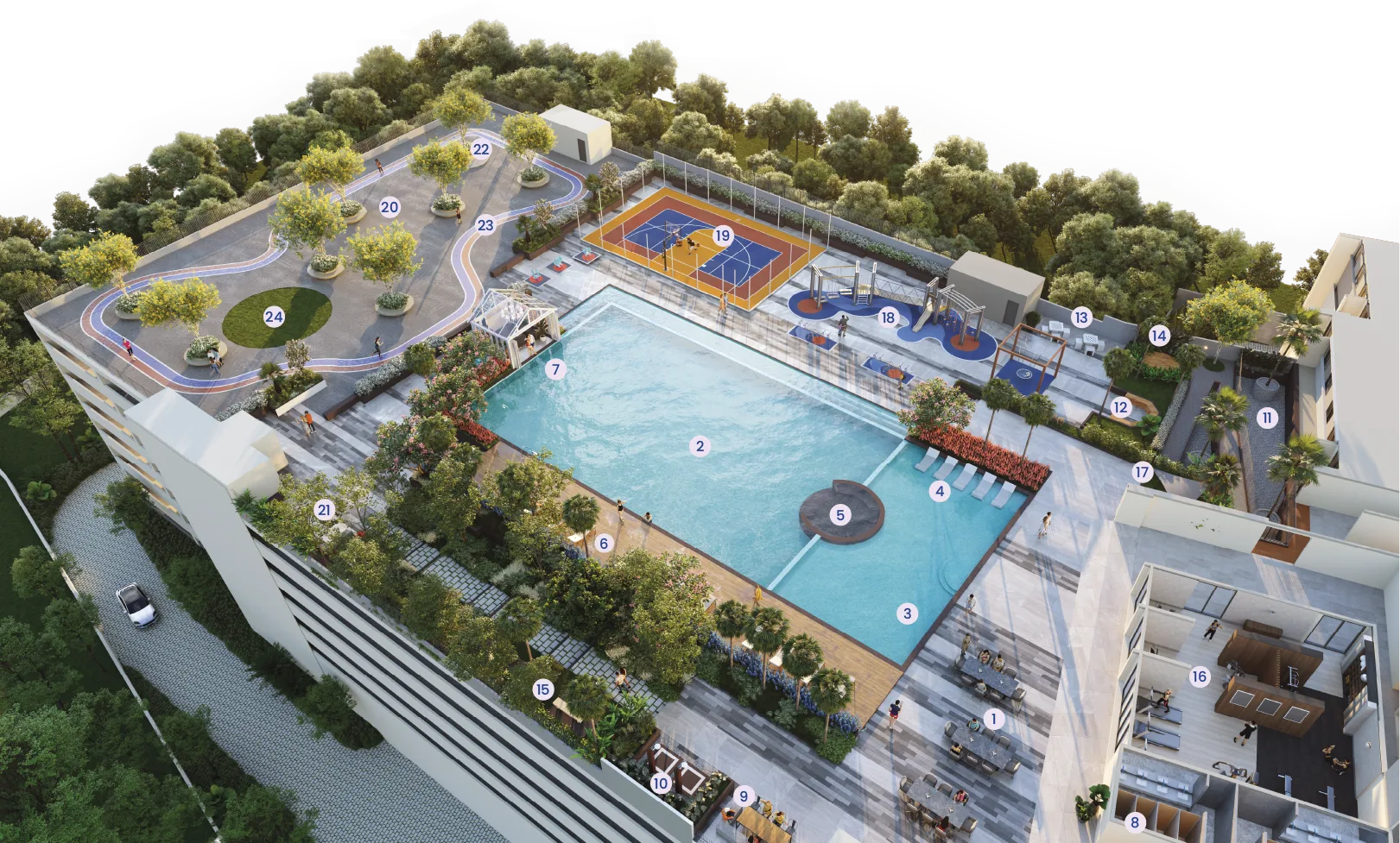Sevora, Bukit Mertajam: facilities plan