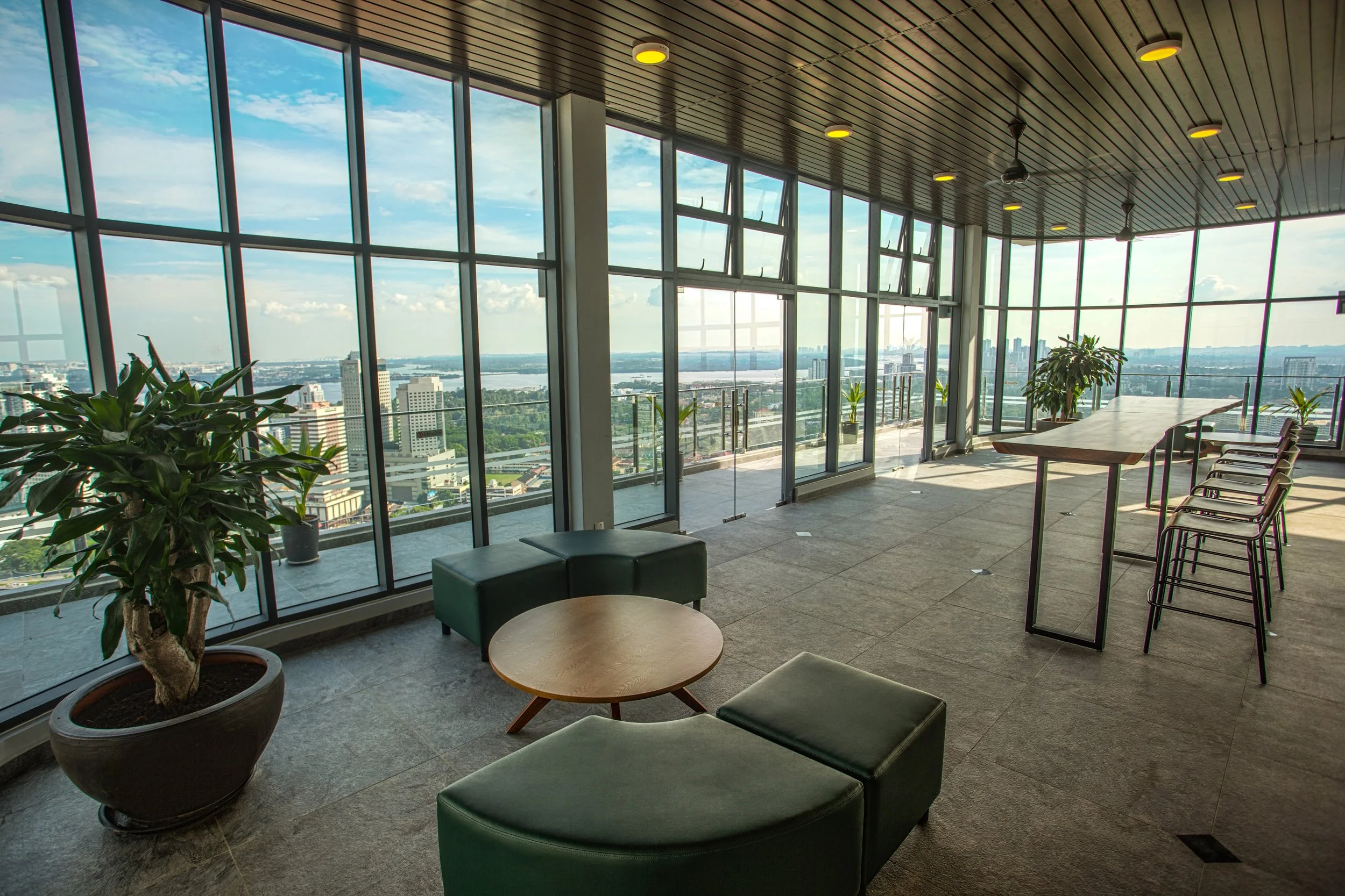 Level 39 sky lounge at SKS Pavillion Residences
