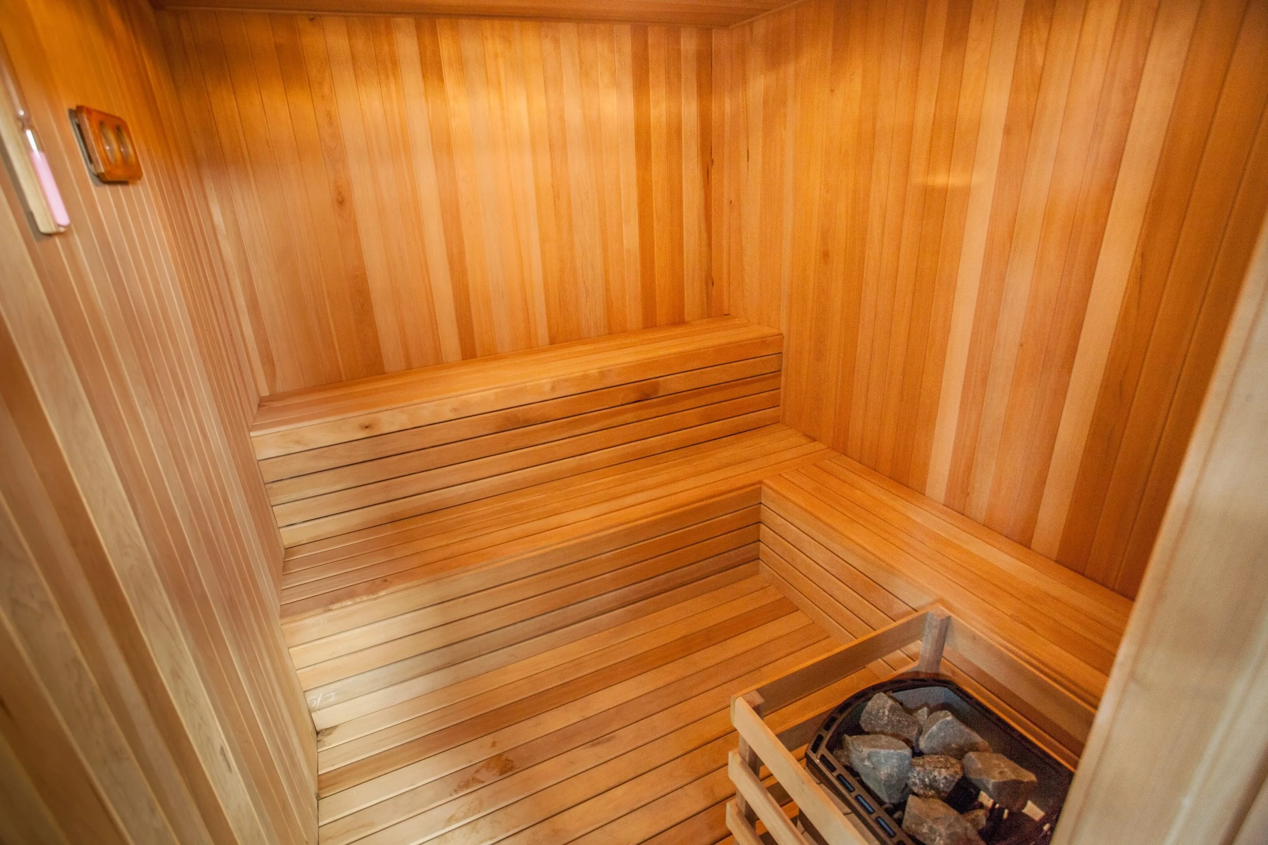 Dry sauna at SKS Pavillion Residences