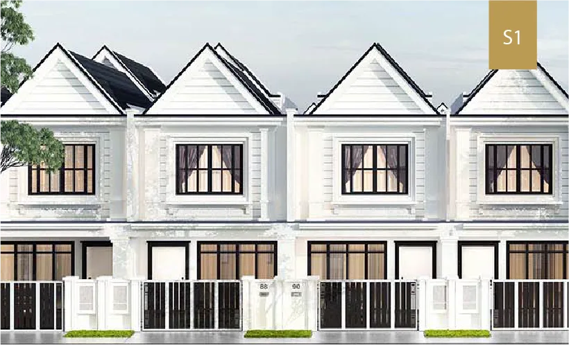 South Hills Seri Alam 20 ft x 70 ft terrace elevation
