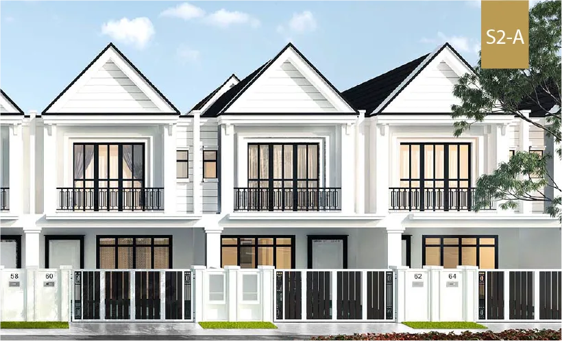 South Hills Seri Alam 22 ft x 70 ft terrace elevation