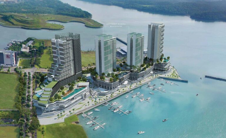 Puteri Harbour 游艇码头 Southern Marina Residences 大楼（艺术构想图）