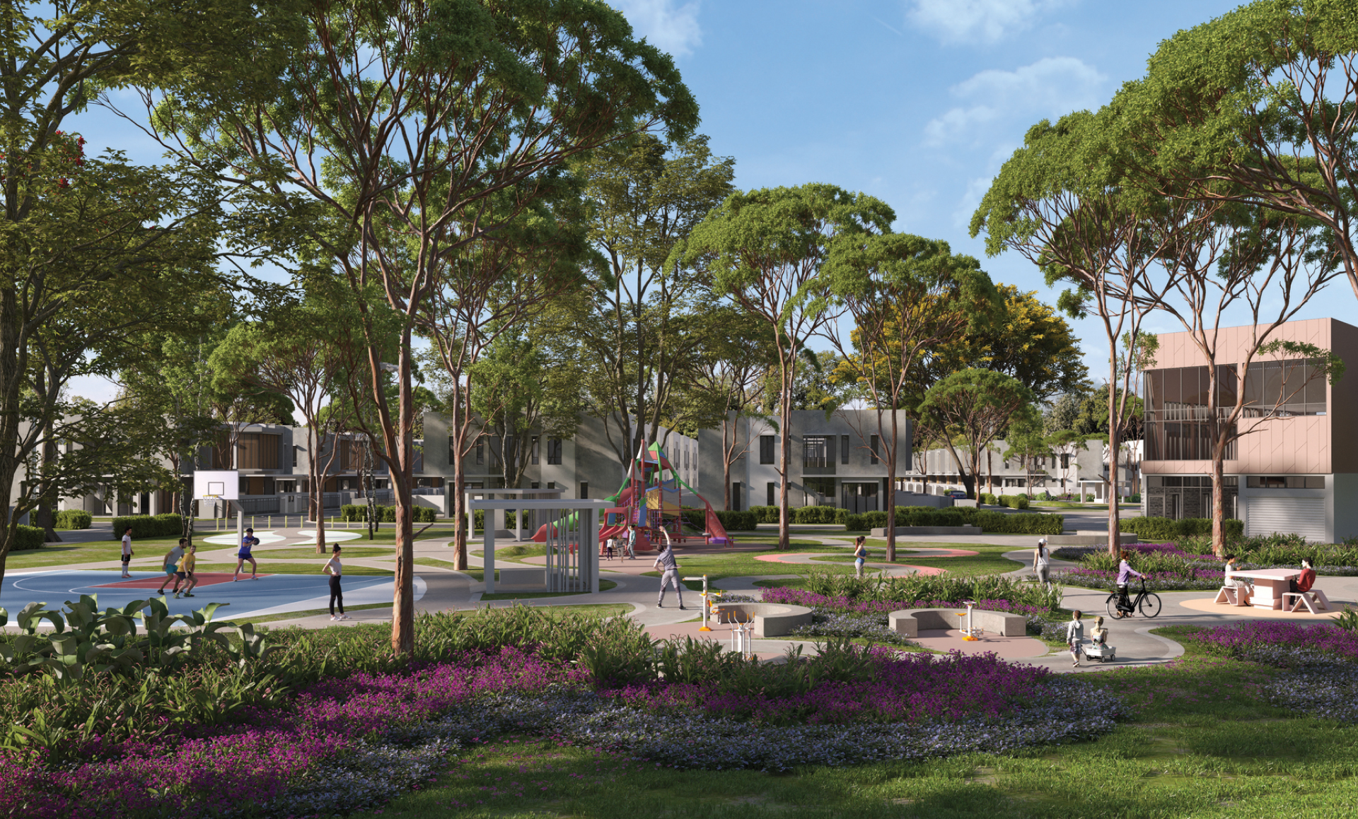 Main park inside Suria Hills