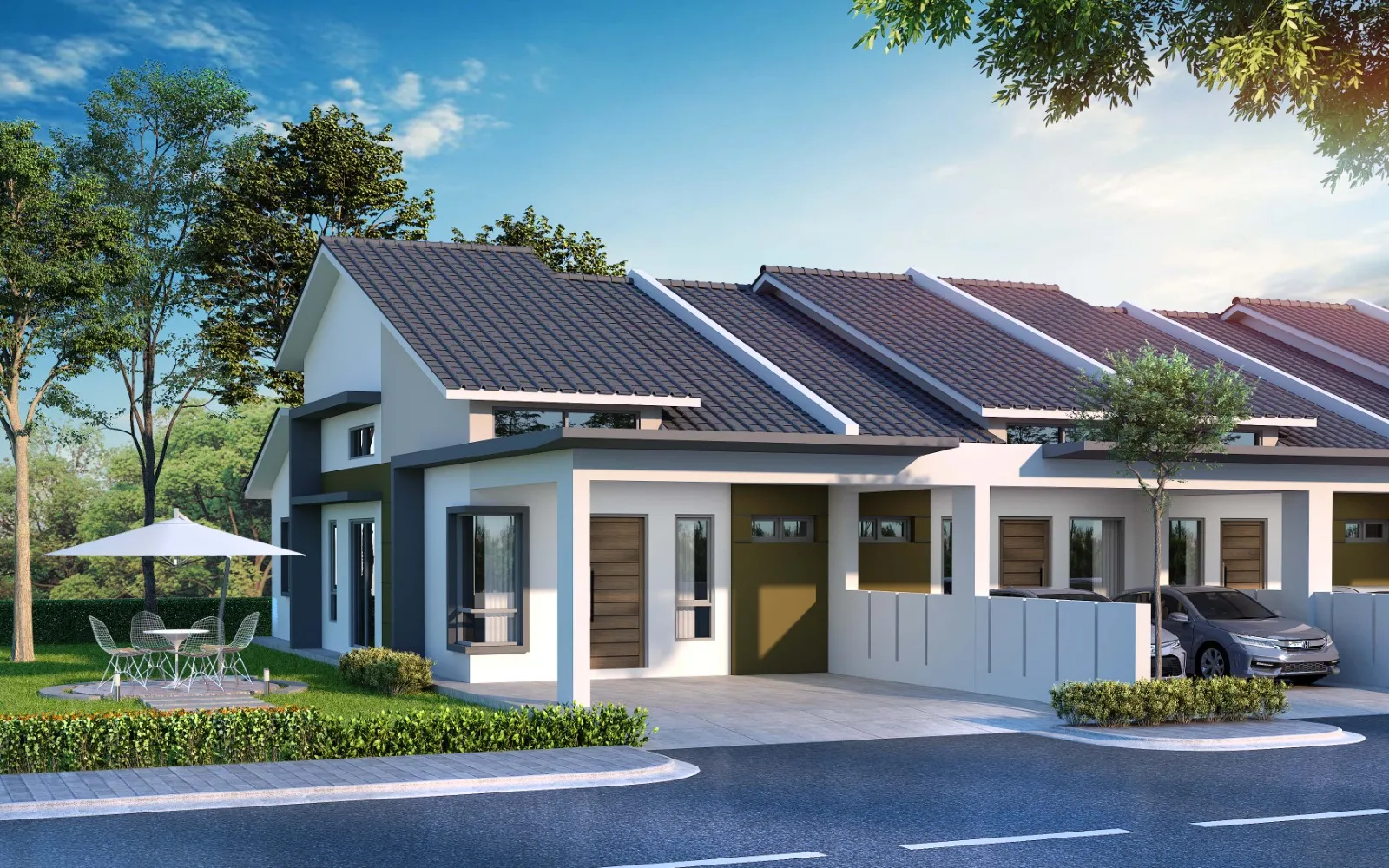 Taman Ara Damai, Tasek Gelugor: Type A single-storey terrace (artist's impression)