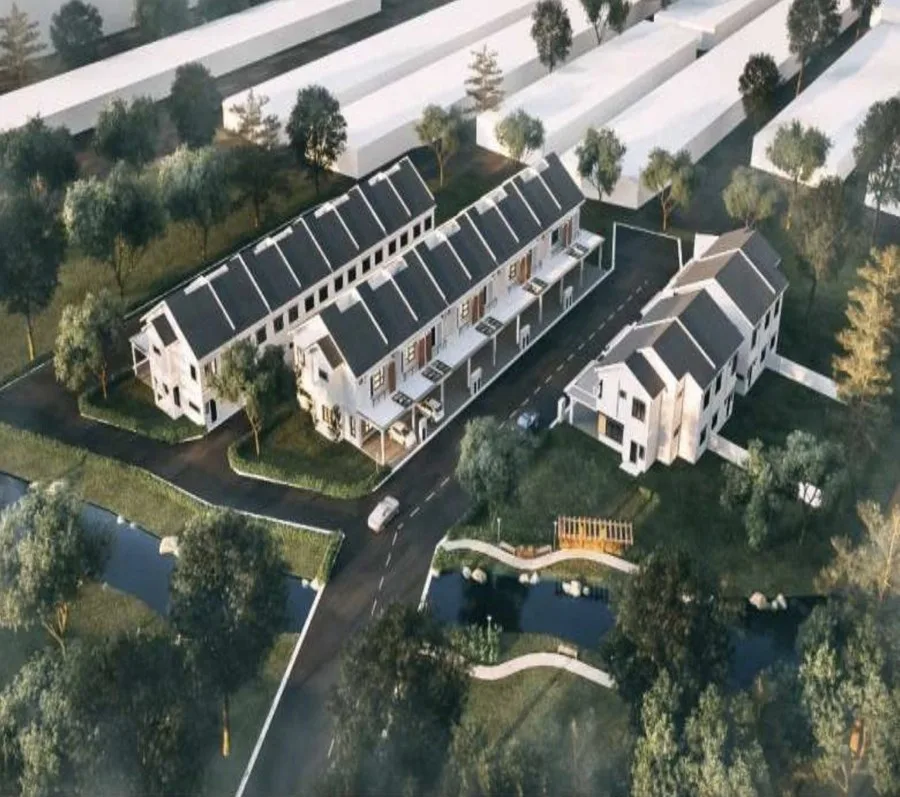 Taman Nara, Alma, Bukit Mertajam: aerial artist's impression of the houses