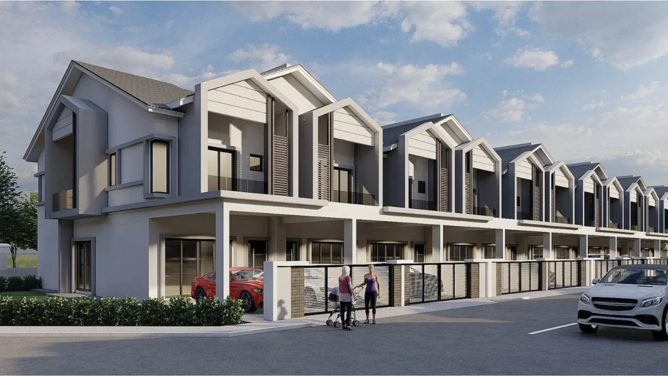 Taman Seri Valdor, Sungai Bakap: artist's impression of the 2-storey terrace houses