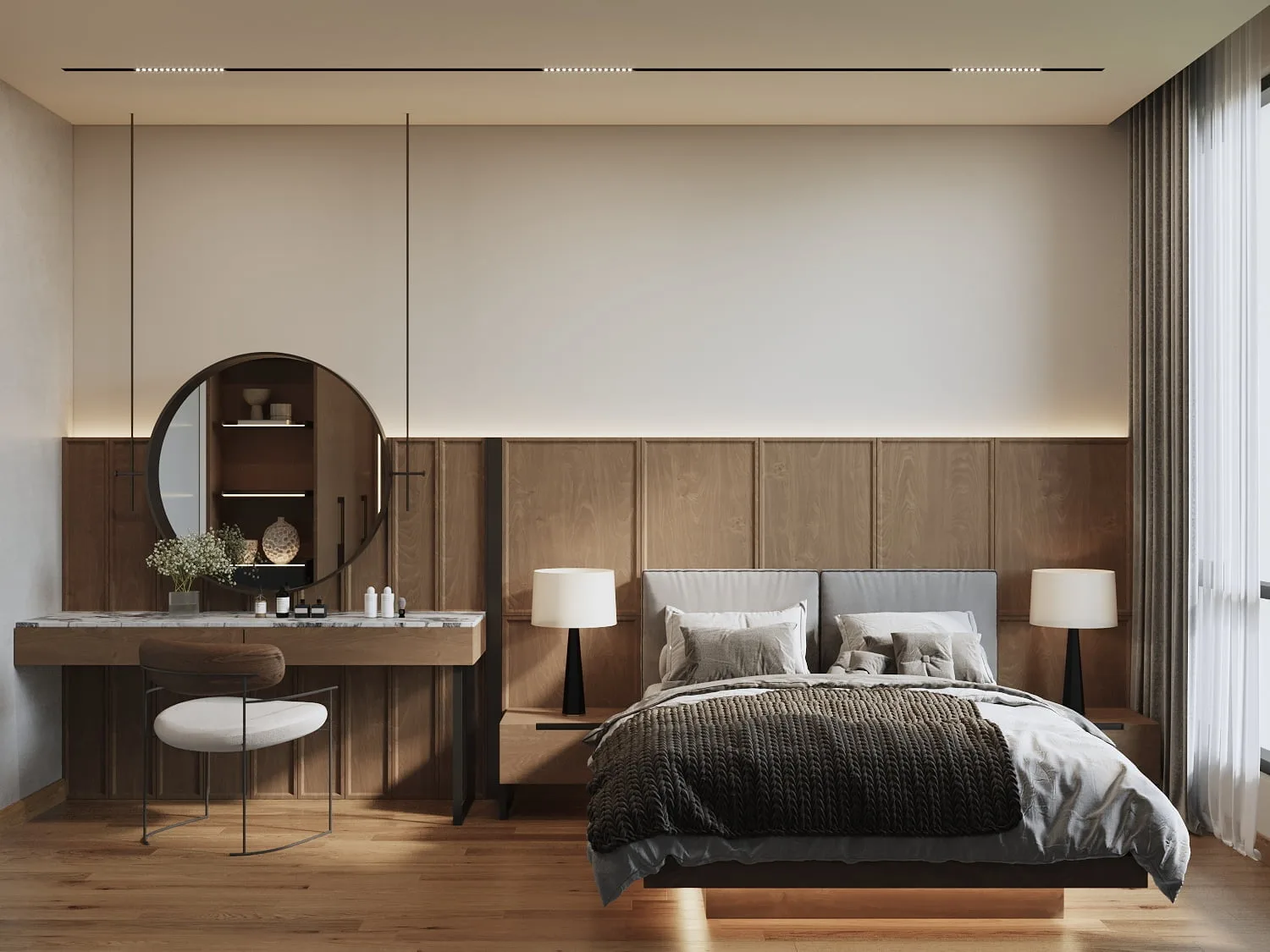 The Anton, Pulau Tikus: bedroom interior, artist's impression