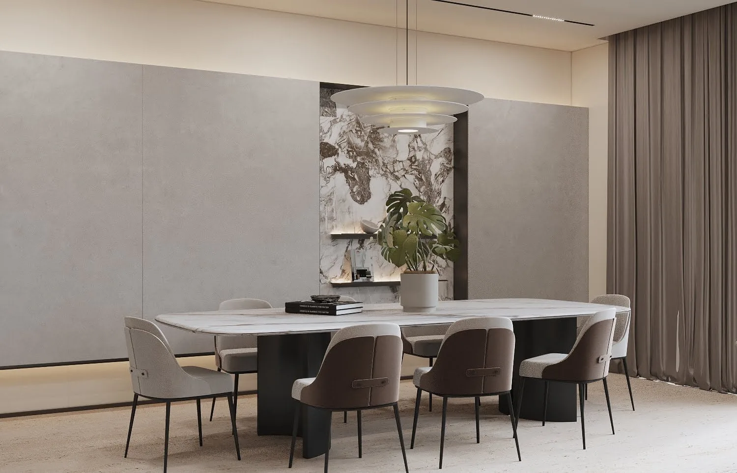 The Anton, Pulau Tikus: dining area interior, artist's impression