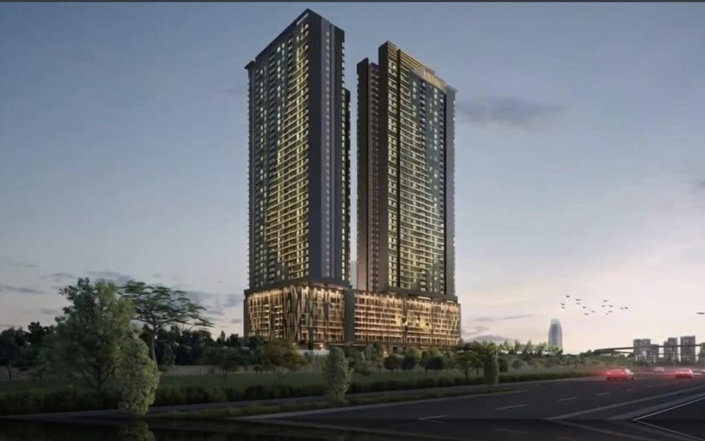 The Iconic by PGB twin towers in Johor Bahru, artist's impression