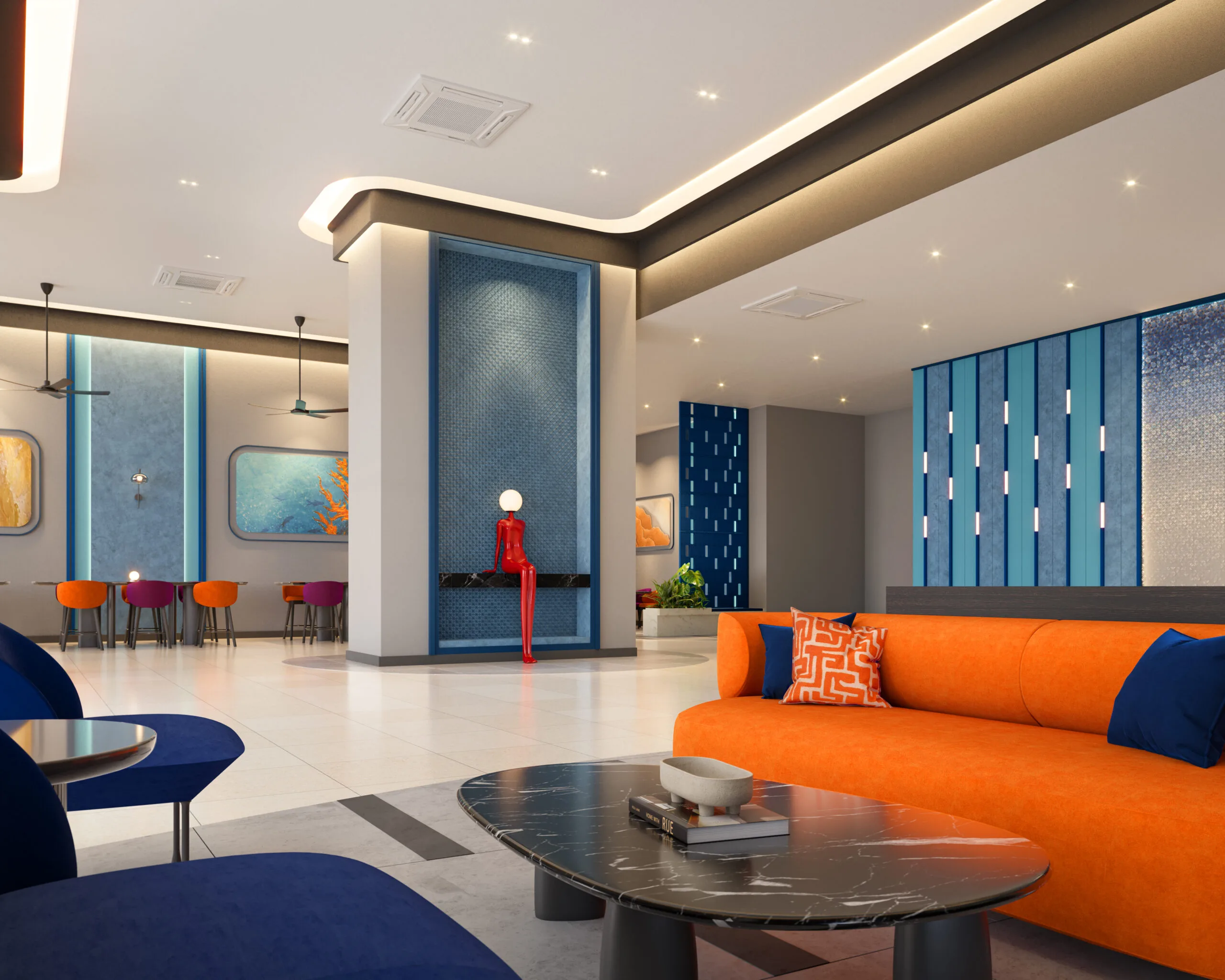 The Lighthauz, Gelugor: Level 1 lobby, artist's impression