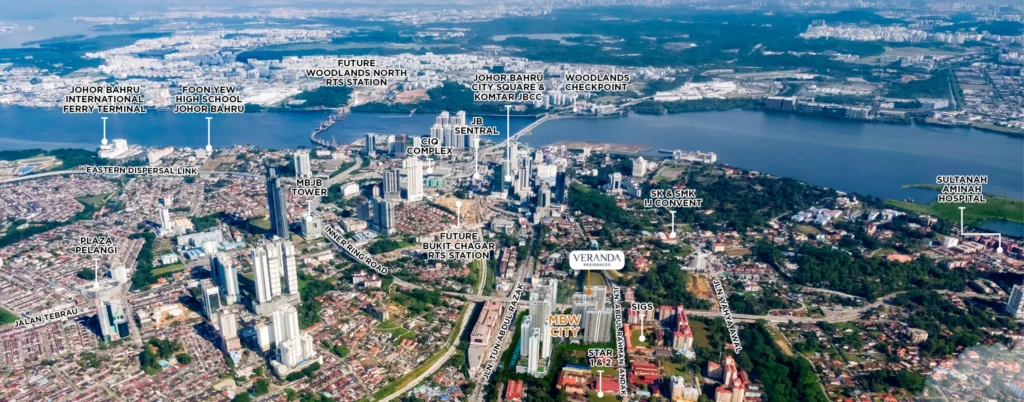 Artist's impression of Veranda Residences Phase 2 Towers C and D, MBW City, Johor Bahru