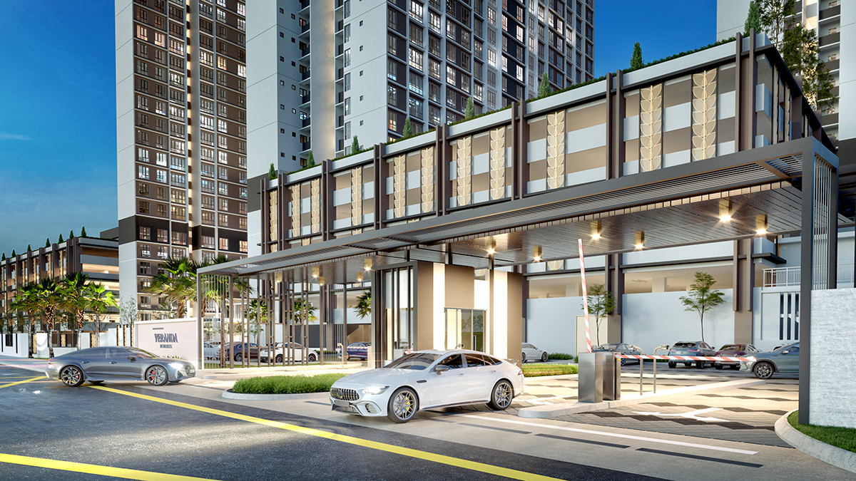 Entrance guardhouse at MBW City